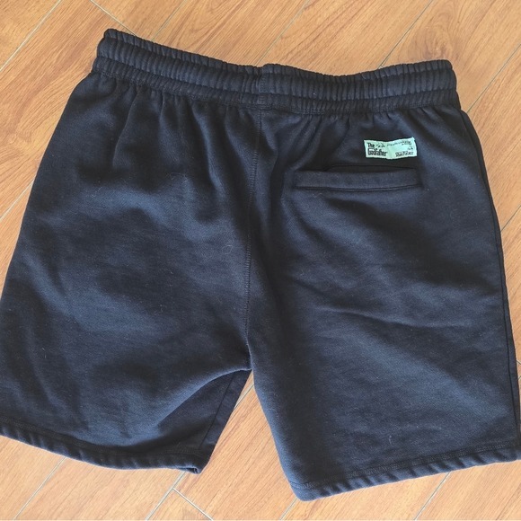 The Godfather Shoe Palace Black‎ Graphic Sweat Shorts Mens Size 2XL - Picture 6 of 6
